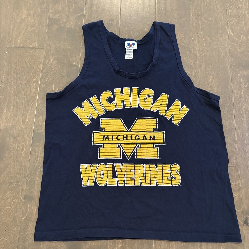 Michigan Wolverines Shirt Tank Top Mens Large NCAA‎ College Basketball